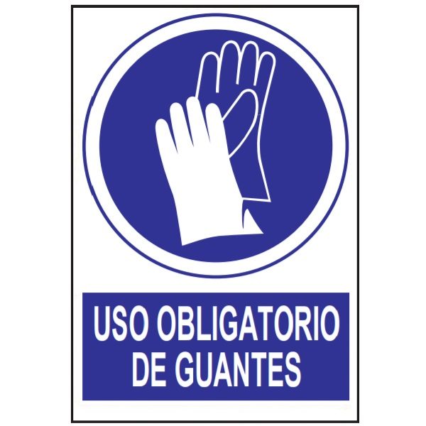 CARTEL USO DE GUANTES